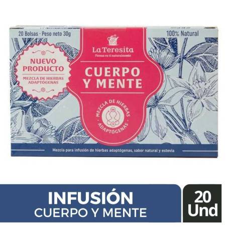 INFUSION CUERPO Y MENTE X 30 GR X 20 UND