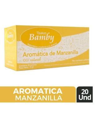 AROMATICA MANZANILLA TISANA BAMBY X 15 GR X 20 UND