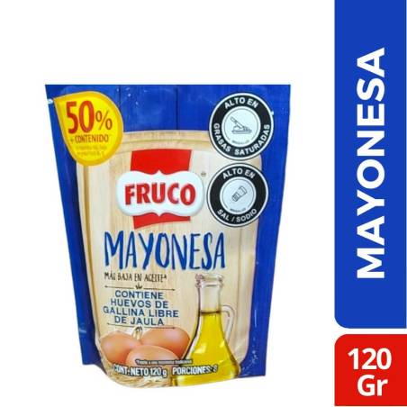 MAYONESA FRUCO X 120 GR CJ X 24 UND