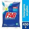 DETERGENTE EN POLVO FAB X 450 GR CJ X 28 UND