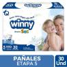 PAÑALES WINNY ETAPA 5 X 30 UND CJ X 8 UND