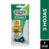 MAQUINA DE AFEITAR SCHICK 3 CJ X 156 UND