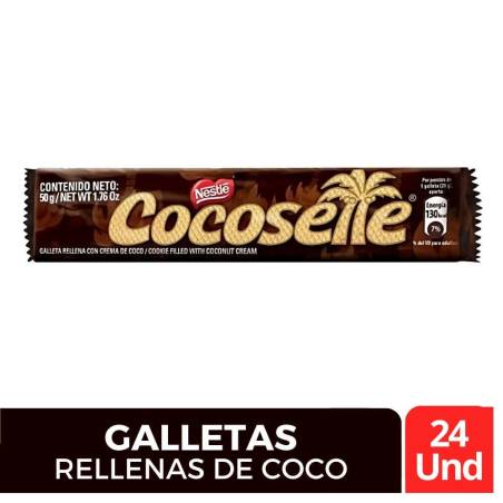 GALLETA COCOSETTE MAXI WAFER X 24 UND CJ X 6 UND