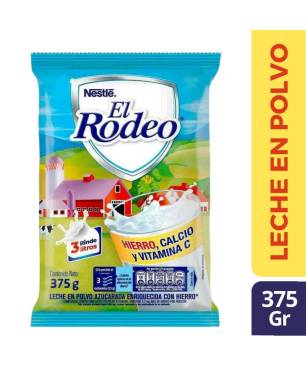 LECHE RODEO X 375 GR CJ X 30 UND