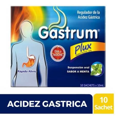 GASTRUM PLUX X 10 UND X 10 ML CJ X 48 UND
