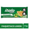 GALLETA PAQUETACO LIMON ITALO X 117 GR CJ 48 UND