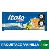 GALLETA PAQUETACO VAINILLA ITALO X 117 GR CJ 48 UND