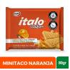 GALLETAS MINITACO ITALO NARANJA X 80 GR CJ 24 UND
