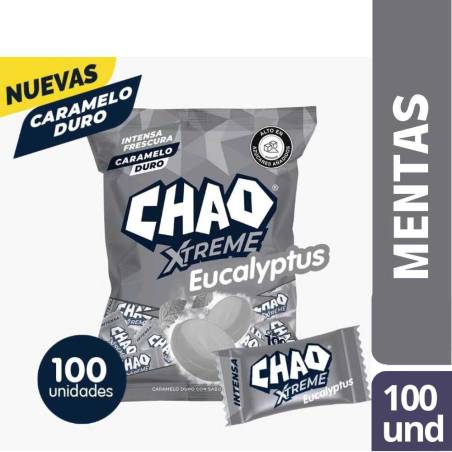 MENTA CHAO XTREME EUCALYPTUS X 100 UND CJ X 18 UND
