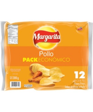 PAPAS MARGARITA POLLO X 12 UND CJ X 6 UND