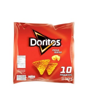 DORITOS X 10 UND X 34 GR CJ X 8 UND