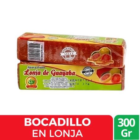BOCADILLO EN LONJA GRAN KACTUS X 300 GR UND CJ X 30 UND