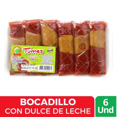 BOCADILLO TUME GRAN KACTUS X 6 UND CJ X 32 UND