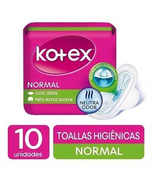 KOTEX LIBERTE ALAS X 10 UND CJ X 56 UND