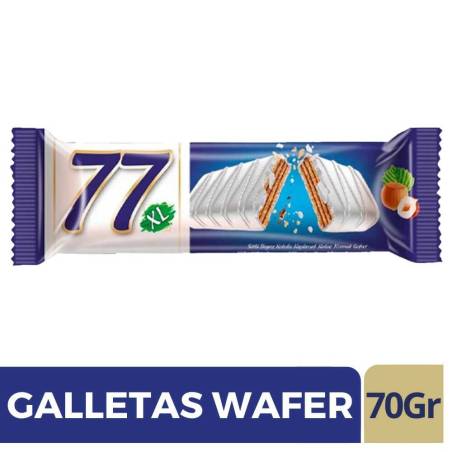 GALLETAS WAFER 77 XL X 70 GR CJ X 24 UND