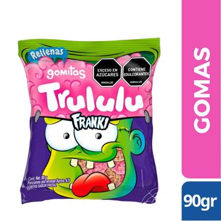 GOMITAS TRULULU SNACKS FRANKI X 80 GR CJ X 12 UND