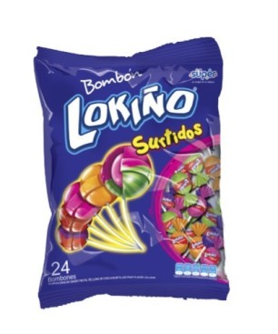 BOMBON LOKINO SURTIDO X 24 UND CJ X 15 UND