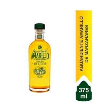 AGUARDIENTE AMARILLO MEDIA X 375 ML CJ X 24 UND