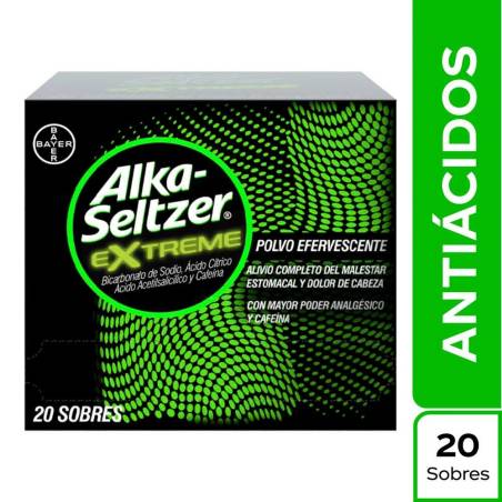 ALKASELTZER EXTREME X 20 UND