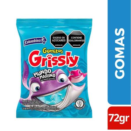 GOMAS GRISSLY MUNDO MARINO X 72 GR
