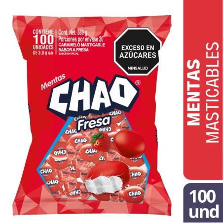 MENTA CHAO FRESA X 100 UND CJ X 24 UND