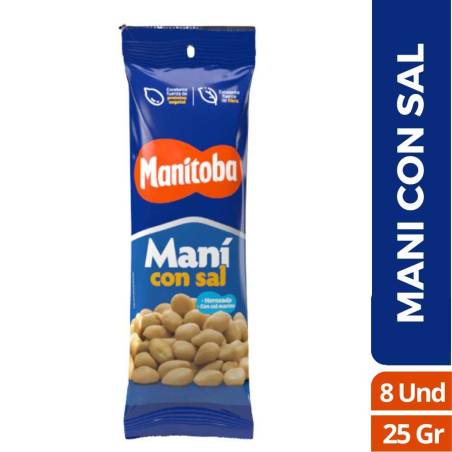 MANITOBA CON SAL X 25 GR X 8 UND CJ X UND