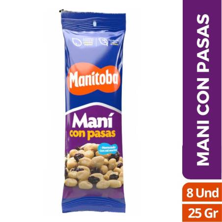 MANITOBA CON PASAS X 25 GR X 8 UND CJ X UND