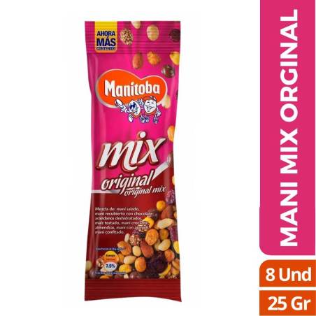 MANITOBA MIX ORIGINAL X 25 GR X 8 UND CJ X UND