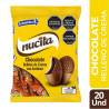 CHOCOLATE NUCITA RELLENOS CON CREMAS DE AVELLANAS  X 20 UND CJ X 20 UND