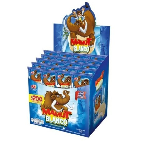 GALLETAS MAMUT CHOCOLATE BLANCO  X 42 UND  X  546 GR CJ X 6 UND