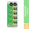 GALLETAS WAFER BRIDGE INDIVIDUAL MOUSSE DE LIMON X 300 GR X 10 UND CJ X 24 UND