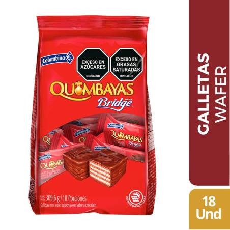 GALLETAS WAFER QUIMBAYA X 18 UND CJ X 18 UND