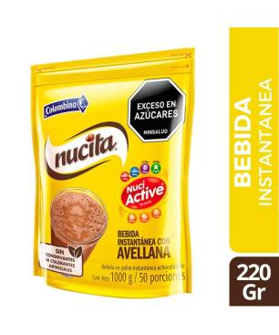 NUCITA DOYPACK X 220 GR CJ X 12 UND