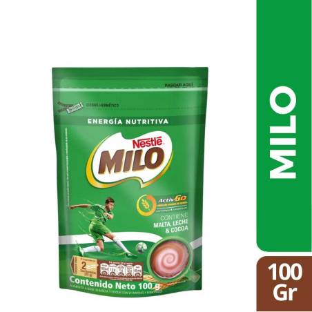 MILO DOYPACK X 100 GR CJ X UND