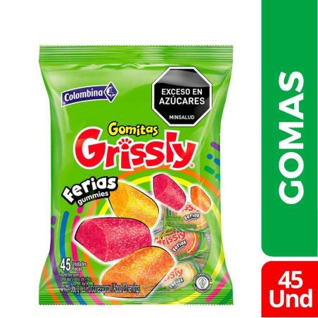 GOMAS GRISSLY FERIAS X 45 UND CJ X 16 UND