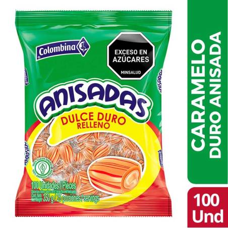 CARAMELO DURO ANISADA X 100 UND CJ X 24 UND
