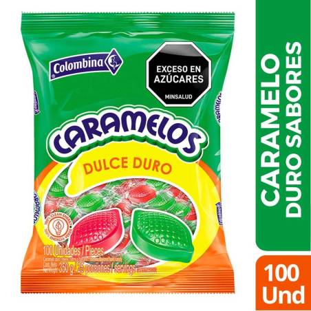 CARAMELO DURO EXTRAS X 100 UND CJ X 24 UND