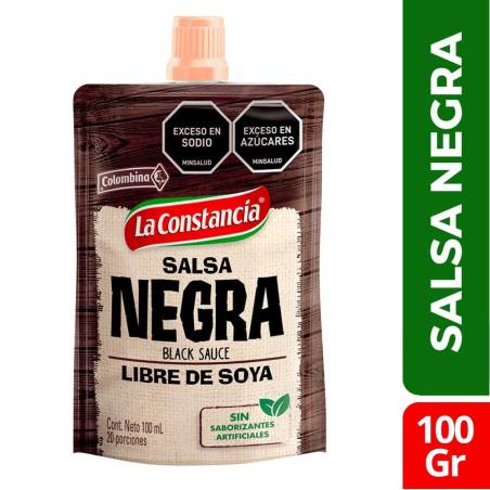 SALSA NEGRA LA CONSTANCIA X 100 GR X 3 UND CJ X 48 UND
