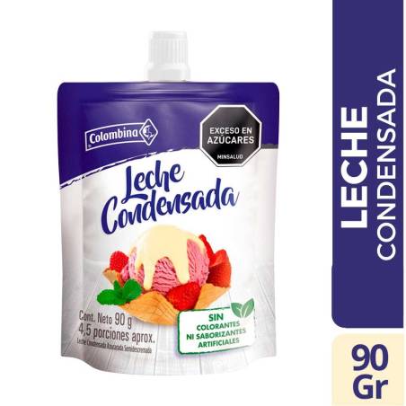 LECHE CONDENSADA COLOMBINA X 100 GR CJ X 72 UND