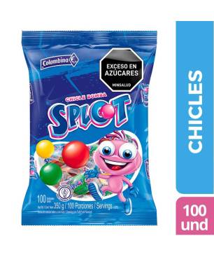 CHICLE SPLOT BOLSA X 100 UND CJ X 16 UND