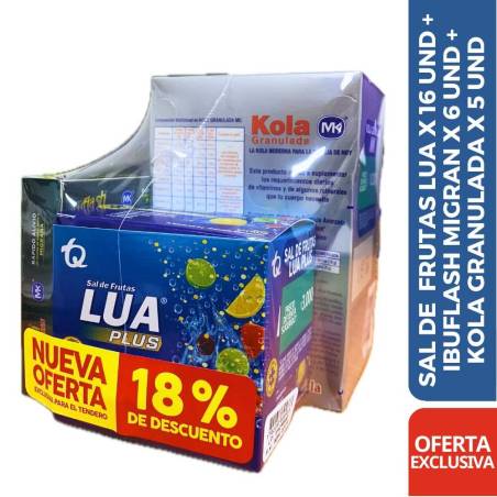 PREPACK SAL DE FRUTAS LUA X 16 UND