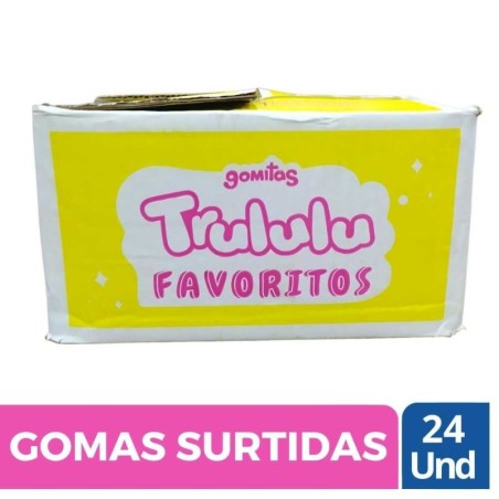 COMBO GOMITAS TRULULU MAS VENDIDAS SNACKS SURTIDAS  X 70 GR CJ X 24 UND