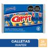 GALLETAS WAFER CAPRI VAINILLA X 24 UND