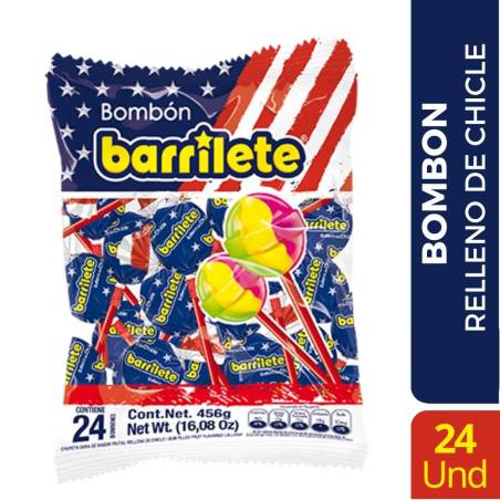 BOMBON BARRILETE X 24 UDS CJ X 15 UND