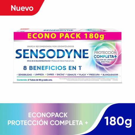 CREMA DENTAL SENSODYNE PROTECCION COMPLETA X 180 ML CJ X UND