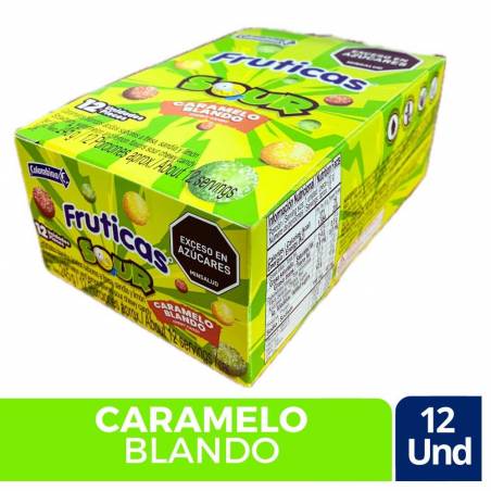 DULCES FRUTICAS SOUR X 12 UND CJ X UND