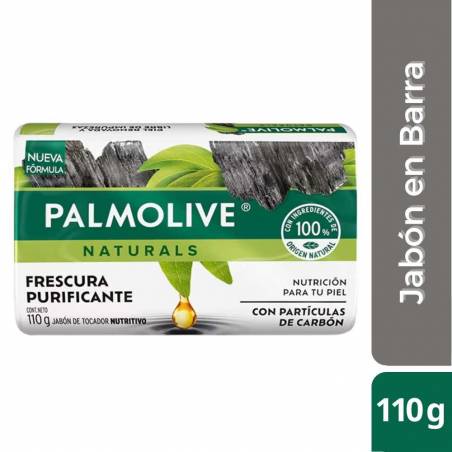 JABON PALMOLIVE CON PARTICULAS DE CARBONO X 110 GR CJ X 72