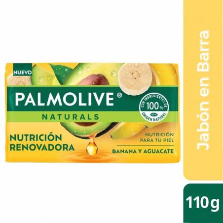 JABON PALMOLIVE BANANA Y AGUACATE X 110 GR CJ X 72