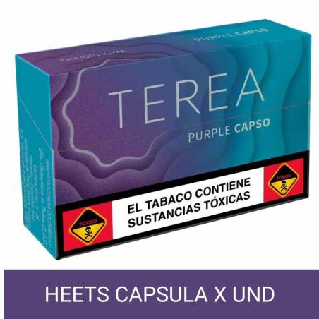 HEETS ELECTRONICO TEREA PURPLE CAPSULA X 20 UND CJ X 10 UND