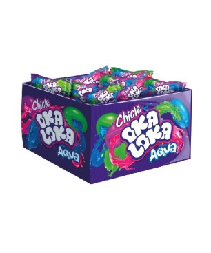 CHICLES OKA LOKA AQUA X 50 UND CJ X 12 UND